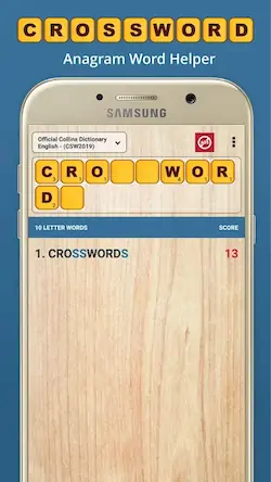 Скачать Scrabble & WWF Word Checker [Взлом Много монет/MOD Меню] на Андроид
