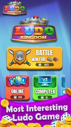 Скачать Ludo Kingdom Online Board Game [Взлом Много денег/MOD Меню] на Андроид