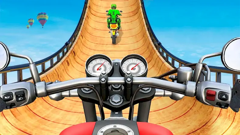 Скачать Bike Stunt Race 3D: Bike Games [Взлом Бесконечные монеты/Режим Бога] на Андроид