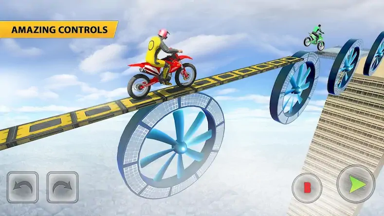 Скачать Bike Stunt Race 3D: Bike Games [Взлом Бесконечные монеты/Режим Бога] на Андроид