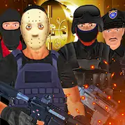 Скачать Justice Rivals 3 Cops&Robbers [Взлом Много монет/Unlocked] на Андроид