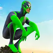 Скачать Rope Frog Ninja Hero Car Vegas [Взлом Бесконечные деньги/MOD Меню] на Андроид