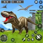 Скачать Dinosaur Games: Wild Dino Hunt [Взлом Много денег/Разблокированная версия] на Андроид