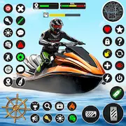 Скачать Jetski Boat Racing: Boat Games [Взлом Бесконечные монеты/God Mode] на Андроид
