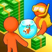 Скачать Aquarium Land - Fishbowl World [Взлом Много монет/МОД Меню] на Андроид