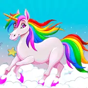 Скачать Unicorn Magical Running Mania [Взлом Бесконечные монеты/Режим Бога] на Андроид