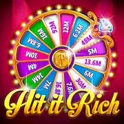 Скачать Hit it Rich! Casino Slots Game [Взлом Много денег/God Mode] на Андроид