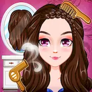Скачать парикмахерская игр для девочек [Взлом Много денег/God Mode] на Андроид