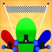 Скачать Skater Racing 3D [Взлом Много монет/Разблокированная версия] на Андроид