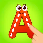 Скачать Учим буквы! Алфавит для детей [Взлом Много денег/Unlocked] на Андроид