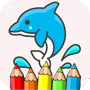Скачать Coloring Pages Dolphin Shark [Взлом Много монет/Unlocked] на Андроид