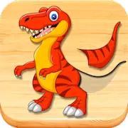 Скачать Динозавры - пазлы для детей [Взлом Бесконечные монеты/Режим Бога] на Андроид