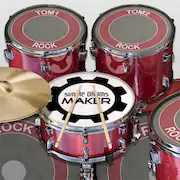 Скачать Drums Maker Симулятор барабана [Взлом Бесконечные монеты/Режим Бога] на Андроид