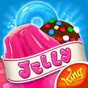 Скачать Candy Crush Jelly Saga [Взлом Много монет/MOD Меню] на Андроид