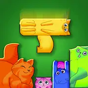 Скачать Block Puzzle Cats [Взлом Бесконечные деньги/Unlocked] на Андроид