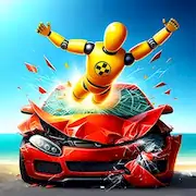Скачать Realistic Car Crash Simulator [Взлом Бесконечные деньги/Unlocked] на Андроид