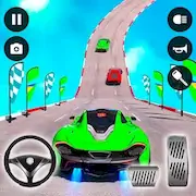 Скачать Мега Рампа Авто Гонки Трюки 3D [Взлом Много денег/MOD Меню] на Андроид
