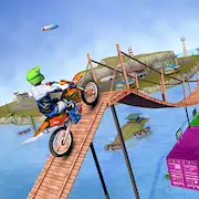 Скачать Bike Stunt Tricks Master 3d [Взлом Много монет/Режим Бога] на Андроид