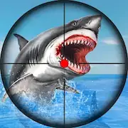 Скачать Shark Attack FPS Sniper Game [Взлом Много монет/МОД Меню] на Андроид