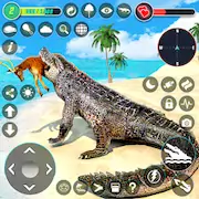 Скачать голодный Крокодил животноеИгры [Взлом Бесконечные монеты/Разблокированная версия] на Андроид