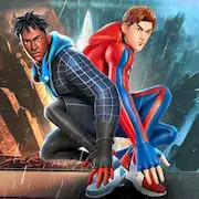 Скачать Spider Rope Hero: Gang War [Взлом Бесконечные монеты/Unlocked] на Андроид