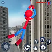 Скачать Игра герой летающего паука [Взлом Много денег/МОД Меню] на Андроид