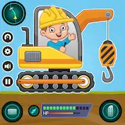 Скачать Kids Construction Trucks Games [Взлом Бесконечные монеты/Разблокированная версия] на Андроид