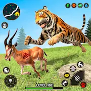 Скачать Игра на выживание семьи тигров [Взлом Много денег/Unlocked] на Андроид