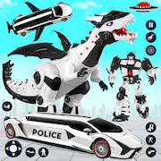 Скачать Limo Car Dino Robot Car Game [Взлом Бесконечные деньги/МОД Меню] на Андроид