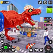 Скачать Extreme City Dinosaur Smasher [Взлом Много денег/Разблокированная версия] на Андроид