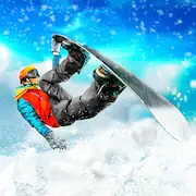 Скачать сноуборд горный трюк 3d [Взлом Бесконечные монеты/Unlocked] на Андроид