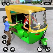 Скачать city tuk tuk rickshaw games [Взлом Много денег/Режим Бога] на Андроид