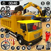 Скачать US Construction Games Sim JCB [Взлом Бесконечные деньги/God Mode] на Андроид