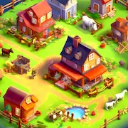 Скачать Country Valley Farming Game [Взлом Бесконечные деньги/God Mode] на Андроид