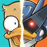 Скачать Merge Duck 2: Idle RPG [Взлом Много монет/MOD Меню] на Андроид