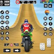 Скачать Bike Stunts Race : Bike Games [Взлом Много монет/God Mode] на Андроид