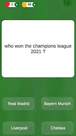 Скачать Champions League Quiz [Взлом Бесконечные деньги/МОД Меню] на Андроид