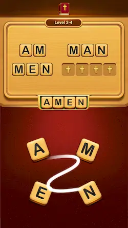 Скачать Bible Word Puzzle - Word Games [Взлом Много денег/MOD Меню] на Андроид