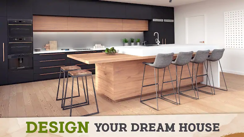 Скачать Design Home Dream House Games [Взлом Много денег/Разблокированная версия] на Андроид
