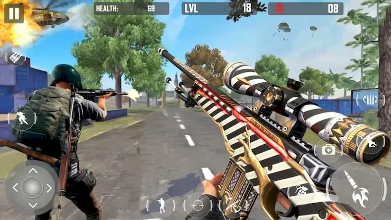 Скачать Squad Fire Gun Games - Battleg [Взлом Много денег/MOD Меню] на Андроид