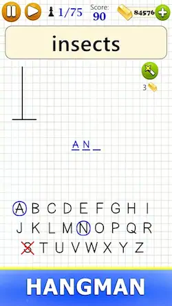 Скачать Hangman - Word Game [Взлом Много монет/Unlocked] на Андроид