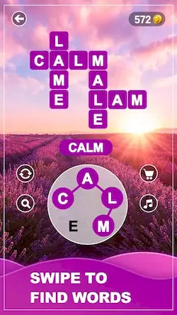 Скачать Word Calm - Scape puzzle game [Взлом Бесконечные деньги/Unlocked] на Андроид