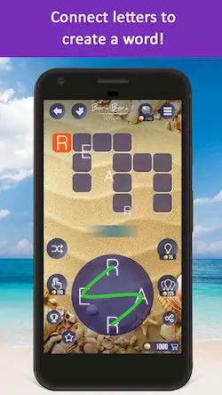 Скачать Word Beach: Игры Поиск слов [Взлом Много денег/Режим Бога] на Андроид