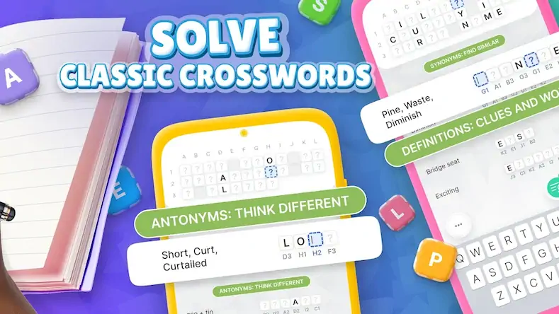 Скачать Acrostics－Cross Word Puzzles [Взлом Бесконечные монеты/God Mode] на Андроид