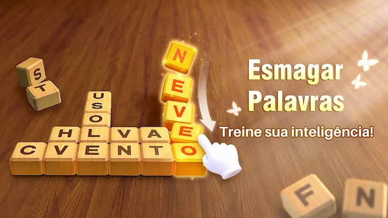 Скачать Esmagar Palavras: Caça Palavra [Взлом Бесконечные монеты/Unlocked] на Андроид