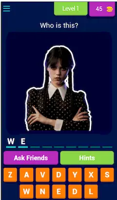 Скачать Wednesday Addams Family Quiz [Взлом Много монет/Разблокированная версия] на Андроид