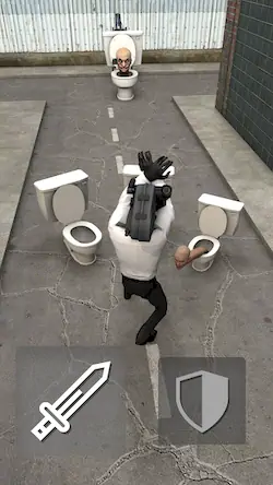 Скачать Toilet Fight [Взлом Много монет/Разблокированная версия] на Андроид