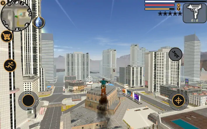 Скачать Vegas Crime Simulator 2 [Взлом Много денег/Режим Бога] на Андроид