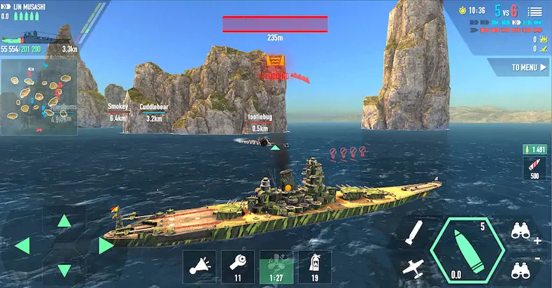 Скачать Battle of Warships: Online [Взлом Много денег/Разблокированная версия] на Андроид