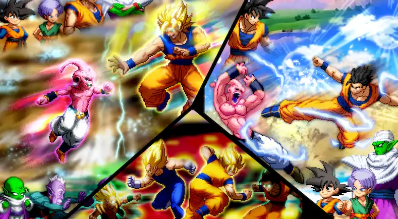 Скачать DBZ : Super Goku Battle [Взлом Бесконечные монеты/Разблокированная версия] на Андроид